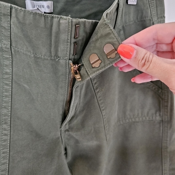 J. Crew Olive Green Cargo Scout Chino Pant 31377 - Picture 6 of 8